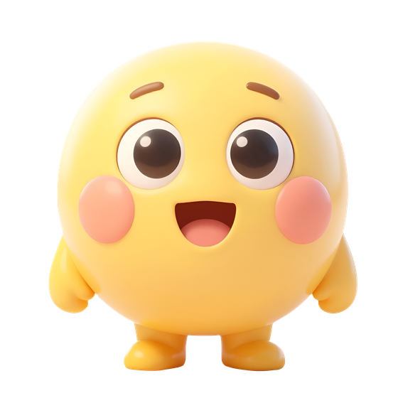 Wobble, the happy yellow character